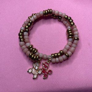 Pink Poodle Bracelet